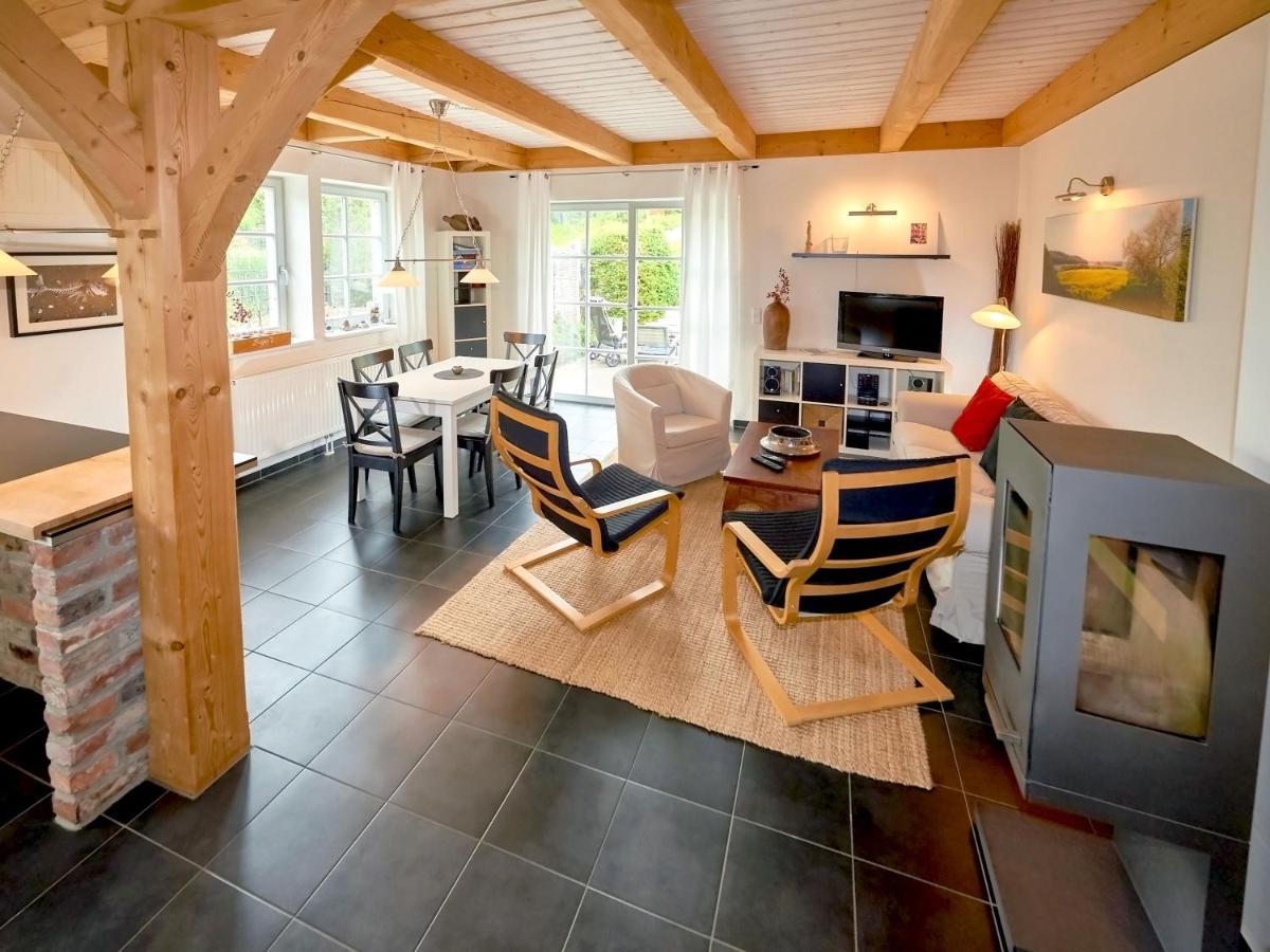 Fachwerkhaeuser Seedorf - Haushaelfte "Sophie Charlott" Mit Kamin Und Terrasse Екстер'єр фото