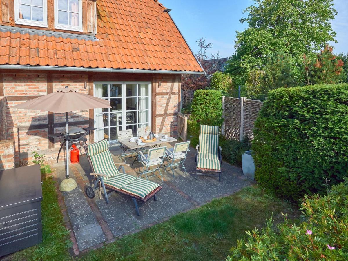 Fachwerkhaeuser Seedorf - Haushaelfte "Sophie Charlott" Mit Kamin Und Terrasse Екстер'єр фото